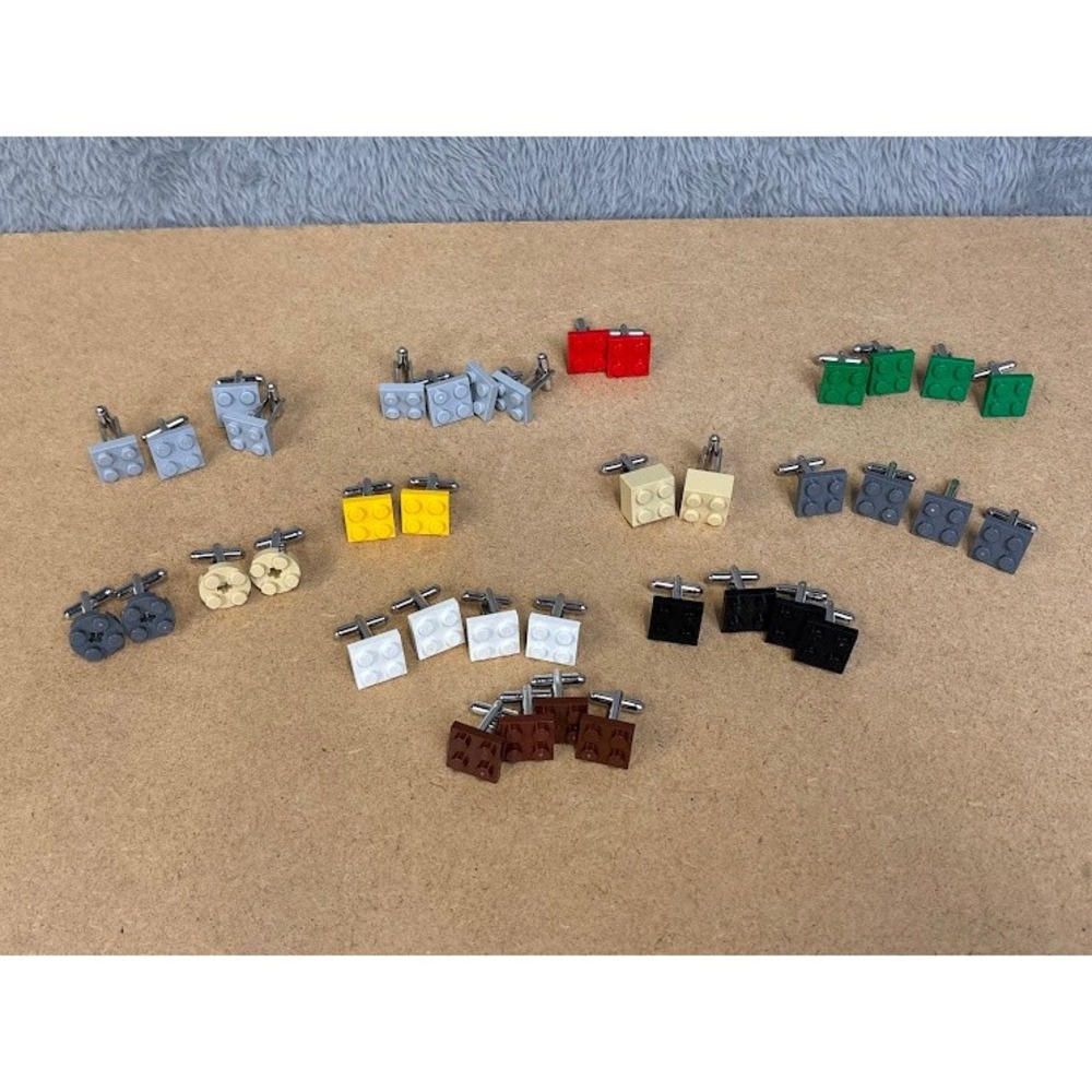 Lego Cufflinks Handmade Novelty Wedding Groom Mens Gift Multi Colors‎